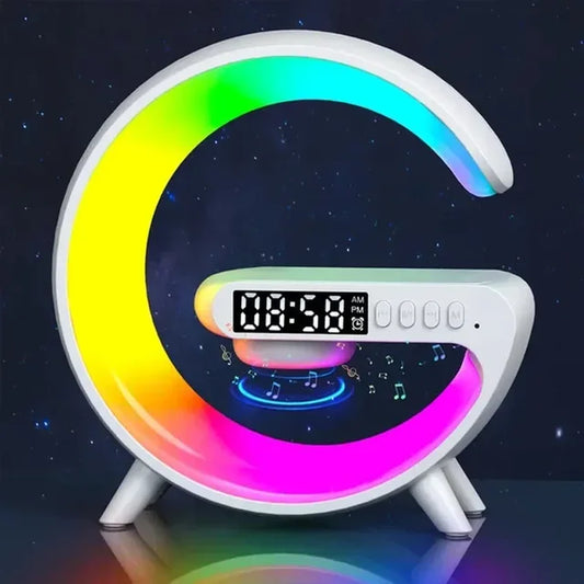 Multifunction Wireless Charger, Clock, Ligth & Speaker 
